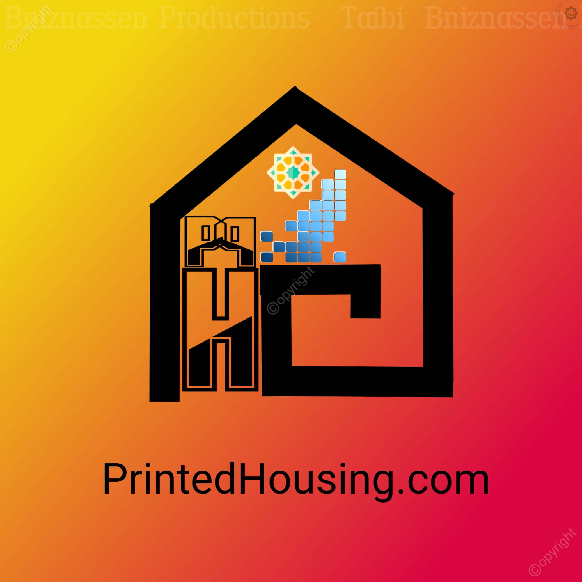 Printed Housing - (PrintedHousing    .com) Logo By Bniznassen Production.jpg